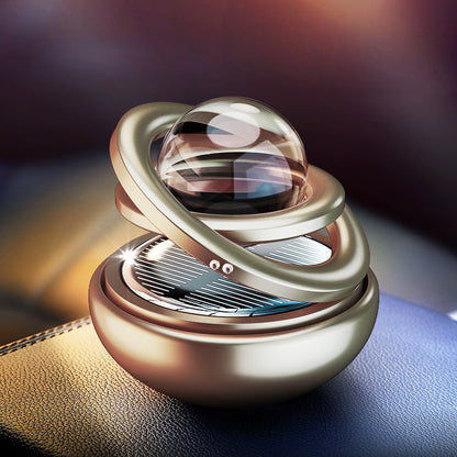 ornement d'aromathérapie rotatif solaire pour voiture