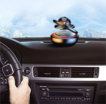 ornement d'aromathérapie rotatif solaire pour voiture - Auto Volant