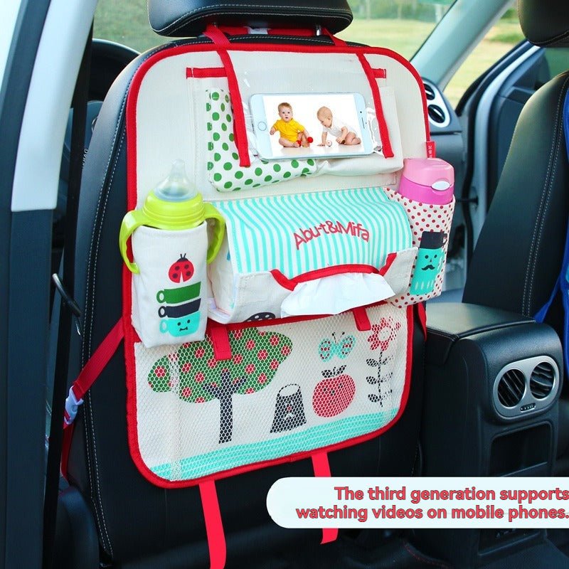 sac de rangement de dessin animé pour dossier de siège auto - Auto Volant