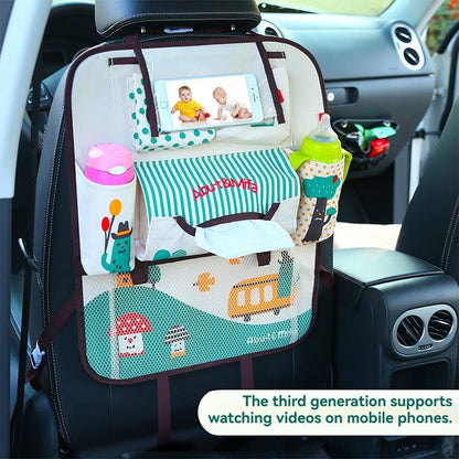 sac de rangement de dessin animé pour dossier de siège auto - Auto Volant