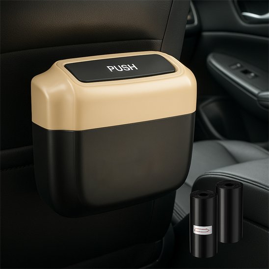 Poubelle de voiture | Compact - Auto Volant