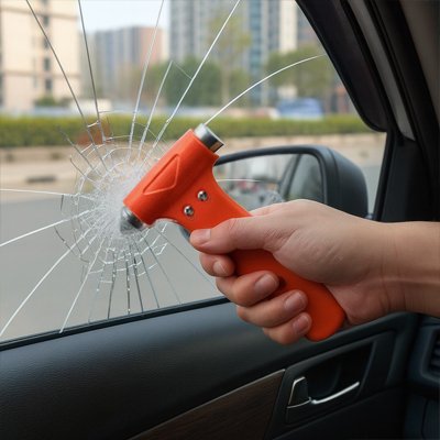 Brise vitre et coupe ceinture