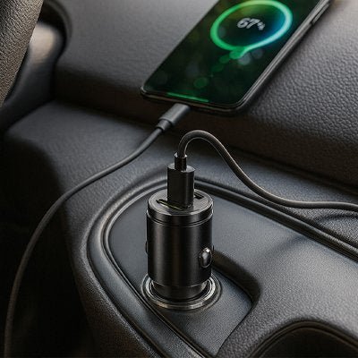 Chargeur allume cigare | Ultra - Rapide - Auto Volant