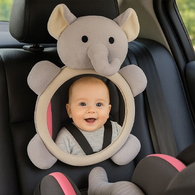 Miroir voiture bébé | VisioSafe 360°
